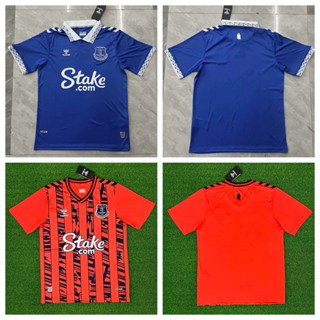 เสื้อกีฬาแขนสั้น ลายทีมชาติฟุตบอล Everton 2324 ชุดเหย้า คุณภาพสูง