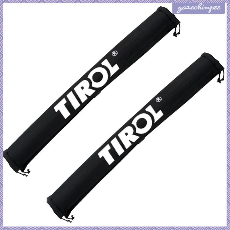 [ 2 ชิ้น Universal Soft Oxford Car Roof Rack Protector สําหรับ Kayak Racks 59 ซม.