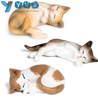 Yve โมเดลแมวจําลอง ของเล่นเสริมการเรียนรู้ สําหรับเด็ก