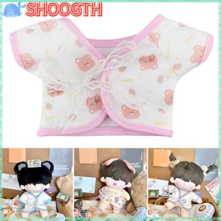 Shoogth เสื้อผ้าตุ๊กตา DIY 20 ซม. แฟชั่นฤดูใบไม้ผลิ และฤดูร้อน