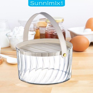 [Sunnimix1] เครื่องจ่ายข้าวซีเรียล พร้อมที่จับ แบบใส สําหรับอาหารค่ํา ชา น้ําตาล