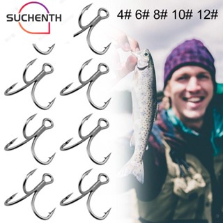 Suchenth เหยื่อตกปลานิกเกิล ทนทาน 12 ชิ้น/ชุด