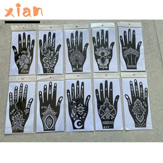 Xianen ลายฉลุ ลายสักชั่วคราว DIY สําหรับวาดภาพ