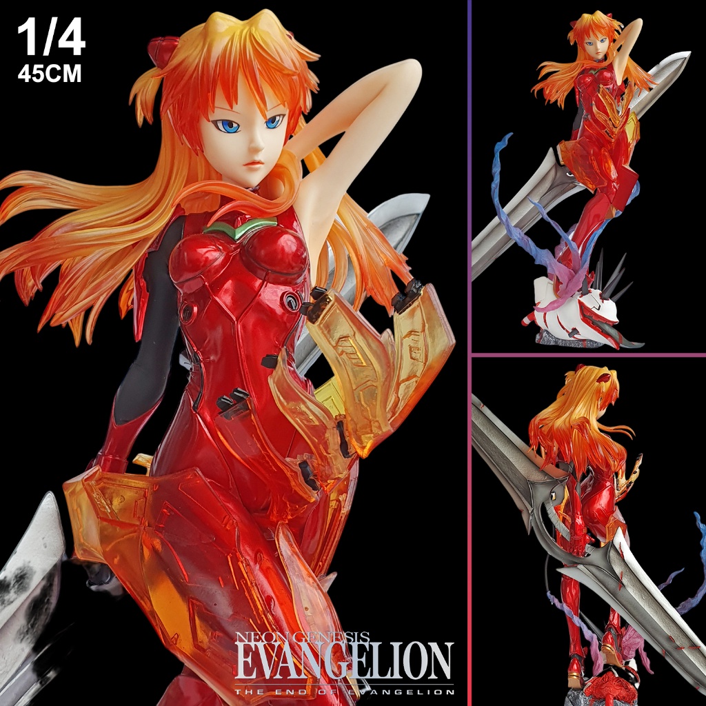 Figure ฟิกเกอร์ Volks Studio EVA Rebuild of Evangelion อีวานเกเลียน Asuka อาสึกะ Resin Statue โมเดล boonsiri