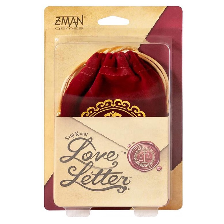 เกม Love Letter เกมกระดาน Love Letter คลาสสิค (พร้อมถุงกํามะหยี่) สําหรับ 2-6 คน (เวอร์ชั่นภาษาอังกฤ