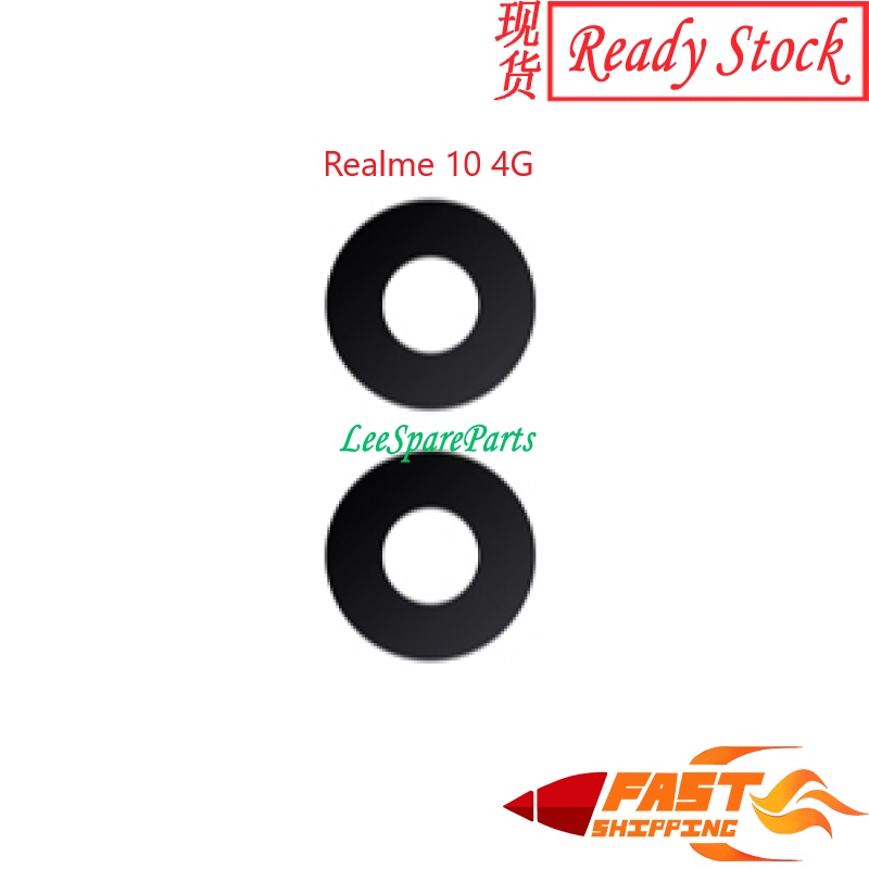 Realme 10 4G / Realme 10 Pro / Realme 10 Pro+ กรอบฝาครอบกระจกเลนส์กล้องด้านหลังสําหรับเปลี่ยน