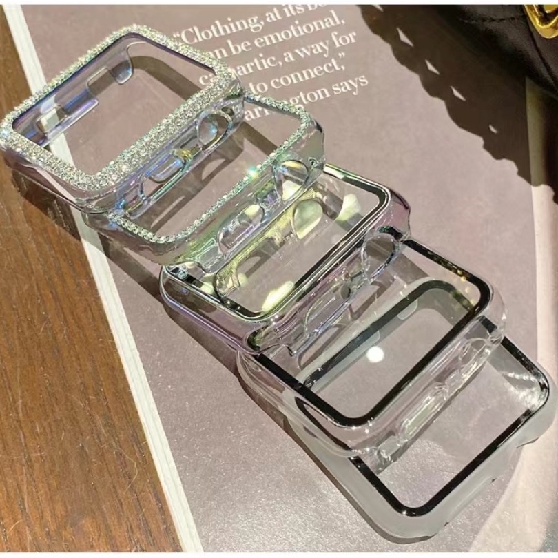 เคสหน้าปัดนาฬิกาข้อมือ ประดับเพชร สําหรับ Apple watch case Series 9 Ultra 2 49 มม. 6 5 4 3 iWatch 8 7 45 44 42 มม. 38 40 41 มม.