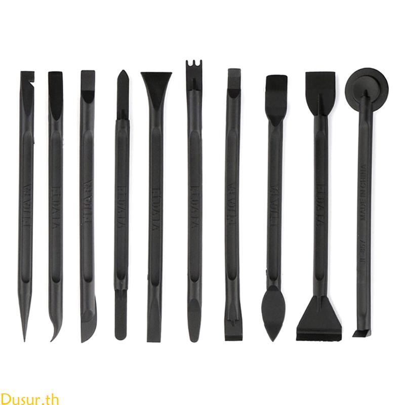 Dusur 10 in 1 ชุดเครื่องมืองัดแงะ เปิด คาร์บอนไฟเบอร์ สองด้าน สําหรับชะแลงชะแลงชะแลงมือถือ