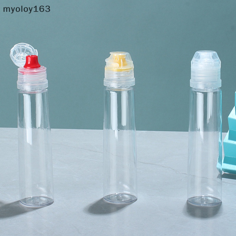 Myoloy ขวดบีบน้ําผึ้ง น้ํามัน ไซรัป พร้อมฝาปิด 130 มล. TH