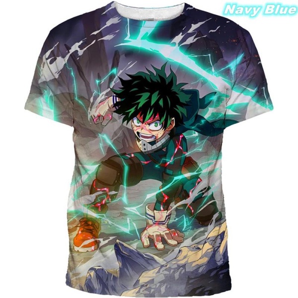 2023 Anime My Hero Academiaเสื้อBoku No Hero Academiaเสื้อยืดBakugou Deku Unisex My Hero Academiaแฟช