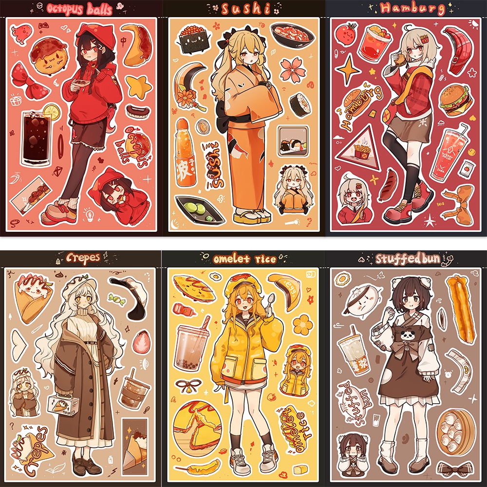 Lanlanstickersworld สติกเกอร์ ลายกราฟฟิตี้ หัวใจน่ารัก สําหรับติดตกแต่งหมวกกันน็อค จักรยาน 8 ชิ้น