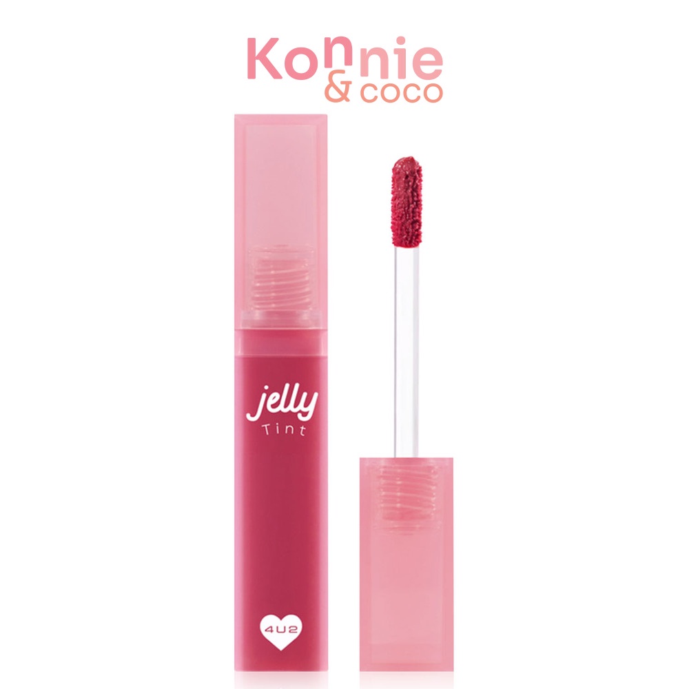 4U2 Jelly Tint 4g #02 Sweet Candy โฟร์ยูทู ลิปทินท์เนื้อเจลลี่. - รูปที่ 6