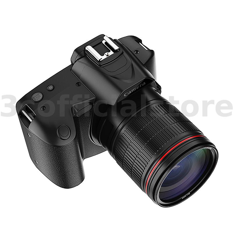 กล้องบันทึกวิดีโอดิจิทัล D5 6400 ล้านพิกเซล HD WiFi 4K เลนส์คู่ พร้อมหน้าจอ IPS 3 นิ้ว ซูม 16X DSLR สําหรับ Youtube สตรีมมิ่ง Vlog