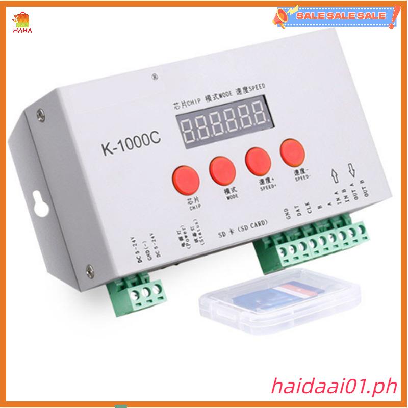 Haidaai01.ph * K-1000C Controller K1000C WS2812B WS2811 APA102 T1000S WS2813 LED 2048 Pixel Program 
