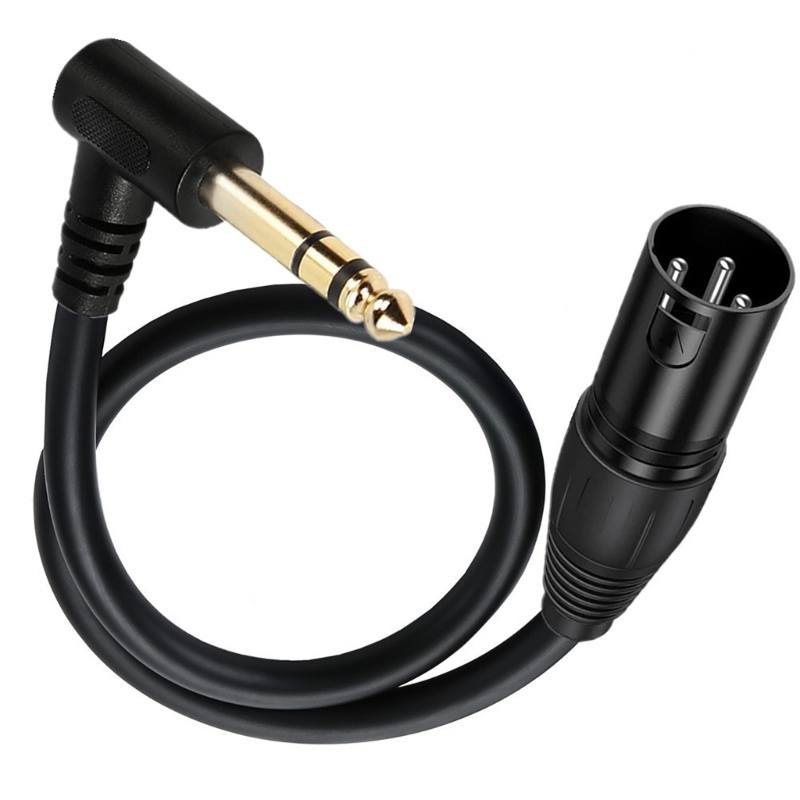 สายเคเบิ้ล XLR 3 Pin to 6 35 มม. 1 4 TS TRS Male Cable Stereo 6 35 มม. to XLR Plug Stereo Mic Connector สําหรับไมโครโฟน