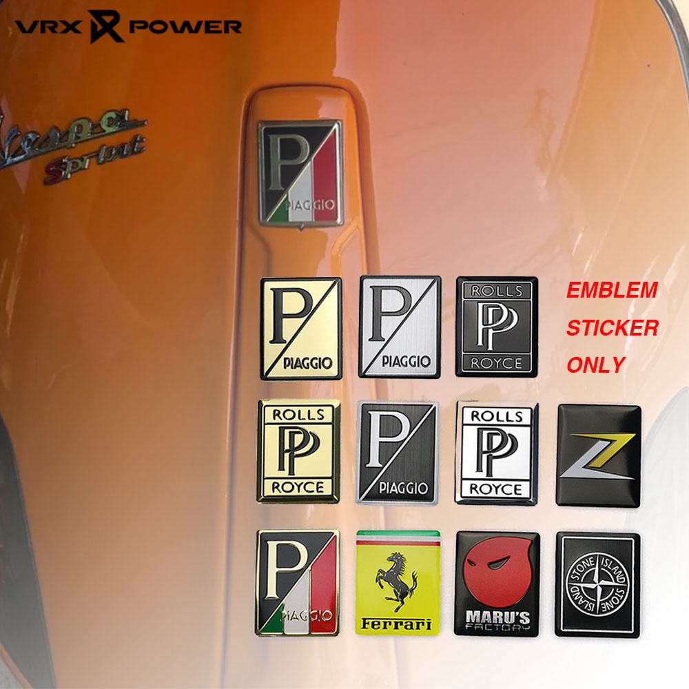 สติ๊กเกอร์ตราสัญลักษณ์ตัวถัง สติกเกอร์รูปลอกสําหรับ Vespa Primavera 125 150