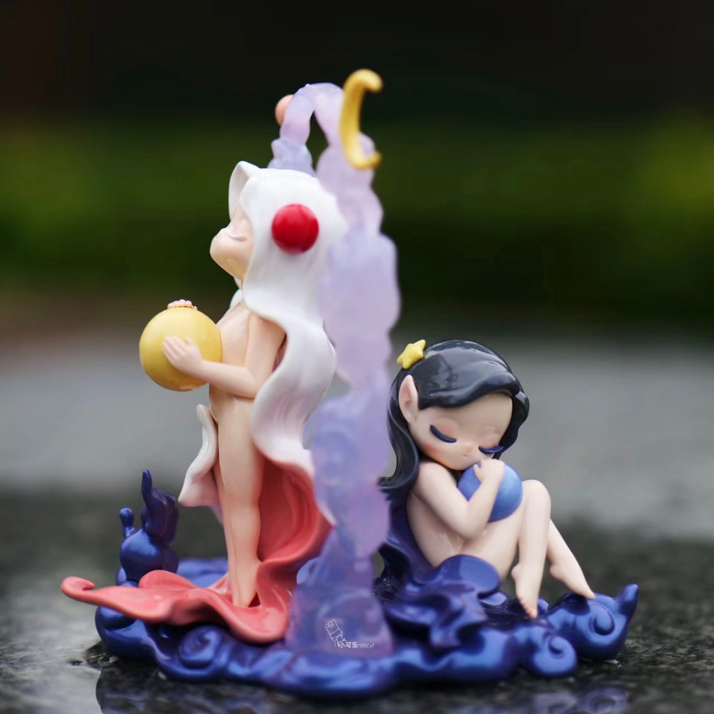 【ของแท้ 】กล่องสุ่ม ฟิกเกอร์ Sleep Dreamland elves series 52toys ของขวัญ เครื่องประดับ