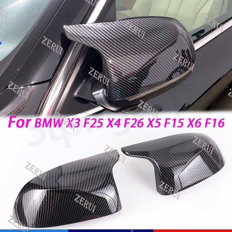 Zr อะไหล่ฝาครอบกระจกมองข้างรถยนต์ สไตล์ M สําหรับ BMW F15 X5 F16 X6 F25 X3 F26 X4 2014 2015 2016 2017 2018
