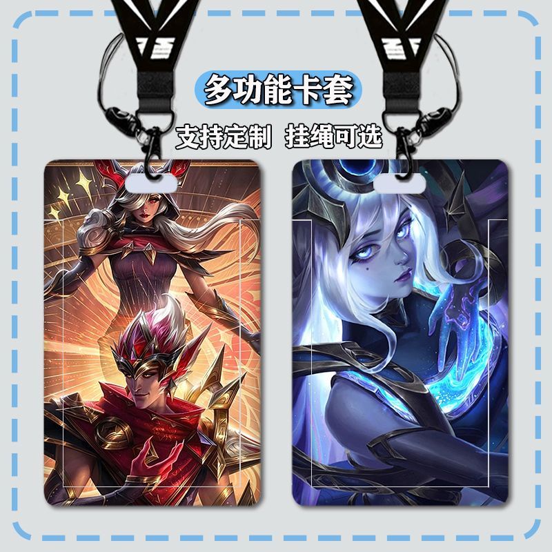 LOL League of Legends Card Holder Custom Student ID Personal ID Card Case Bank Card Work ID Card Cov