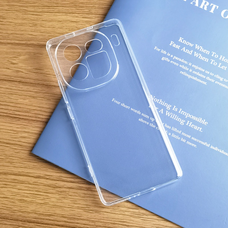 เคสโทรศัพท์มือถือ TPU นิ่ม แบบใส ป้องกันกล้อง ปิดด้านหลัง สําหรับ vivo iQOO12 iQOO 12 Pro 12Pro iQOO