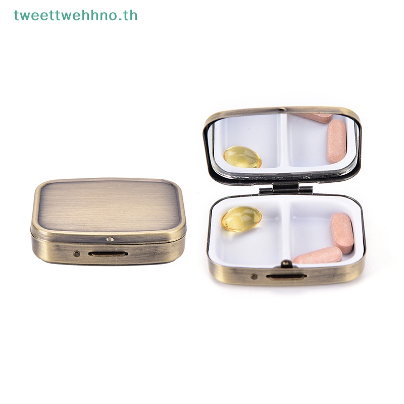 Tweettwehno 1X โลหะกล่องยายาคอนเทนเนอร์ Jewellery กรณีผู้ถือ TH
