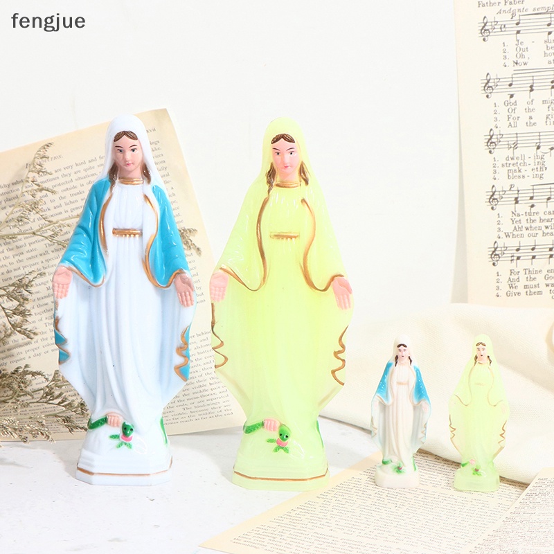 Fengjue รูปปั้นพระเยซูมาดอนน่า แฮนด์เมด สําหรับตกแต่งบ้าน