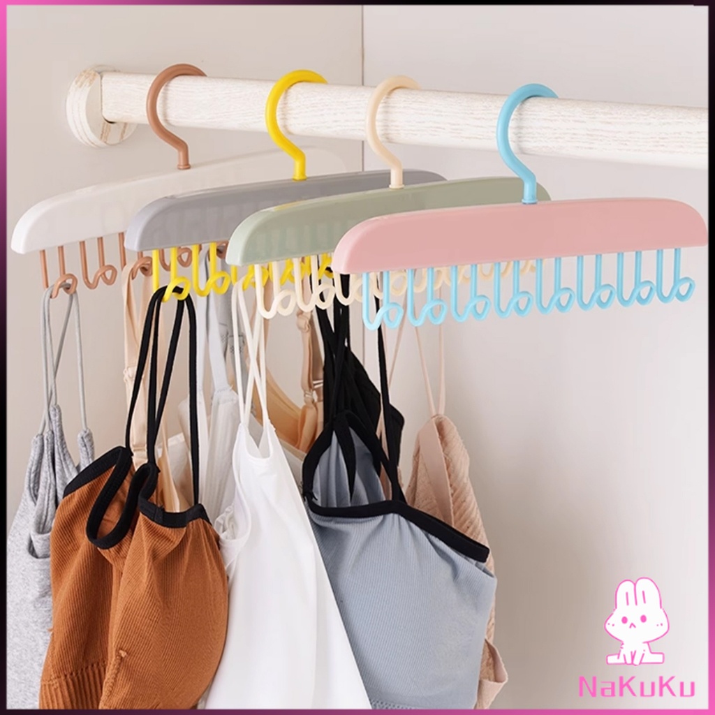 NKK ไม้แขวนเสื้อ พลาสติกแบบยาว  ประหยัดพื้นที่  clothes hanger