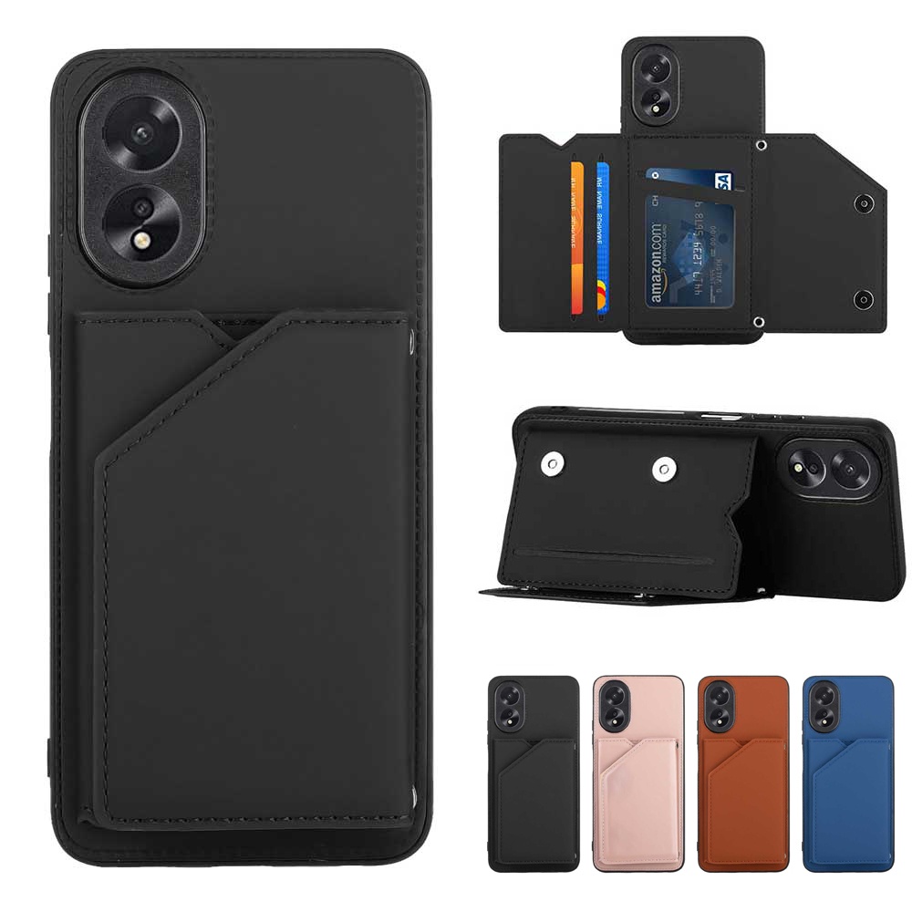Oppo Reno 10 Pro Case, OPPO A18 A38 A58 A78 4G-5G กระเป๋าสตางค์สําหรับผู้หญิงและเด็กผู้หญิงพร้อมที่ใส่บัตรหนัง PU Flip Cover Cases