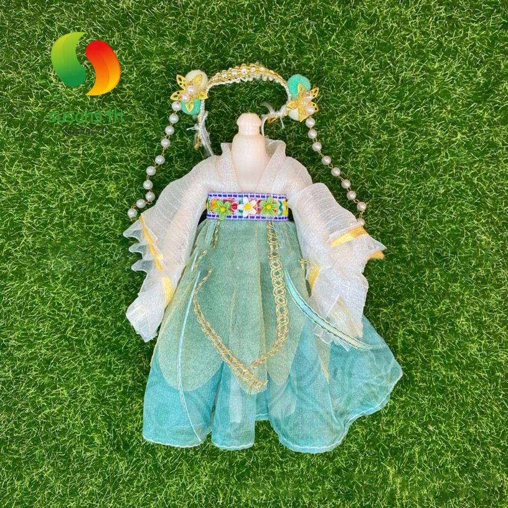 Susans เสื้อผ้าตุ๊กตา สไตล์จีนโบราณ 16~17 ซม. DIY สําหรับตุ๊กตา