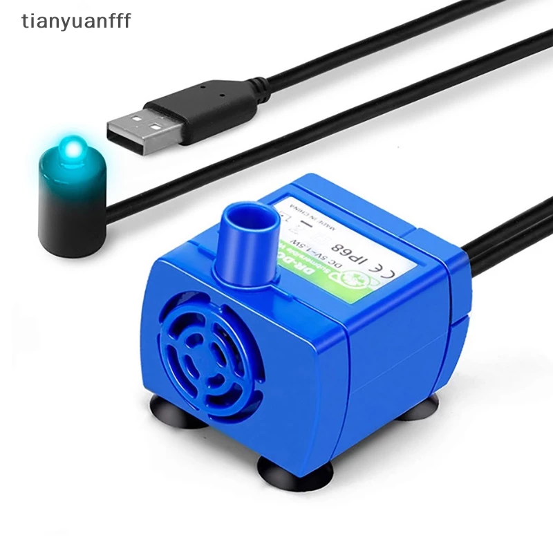 Tianyuanfff ปั๊มน้ําทดแทนสัตว์เลี้ยง Submersible Dog Drinking Well