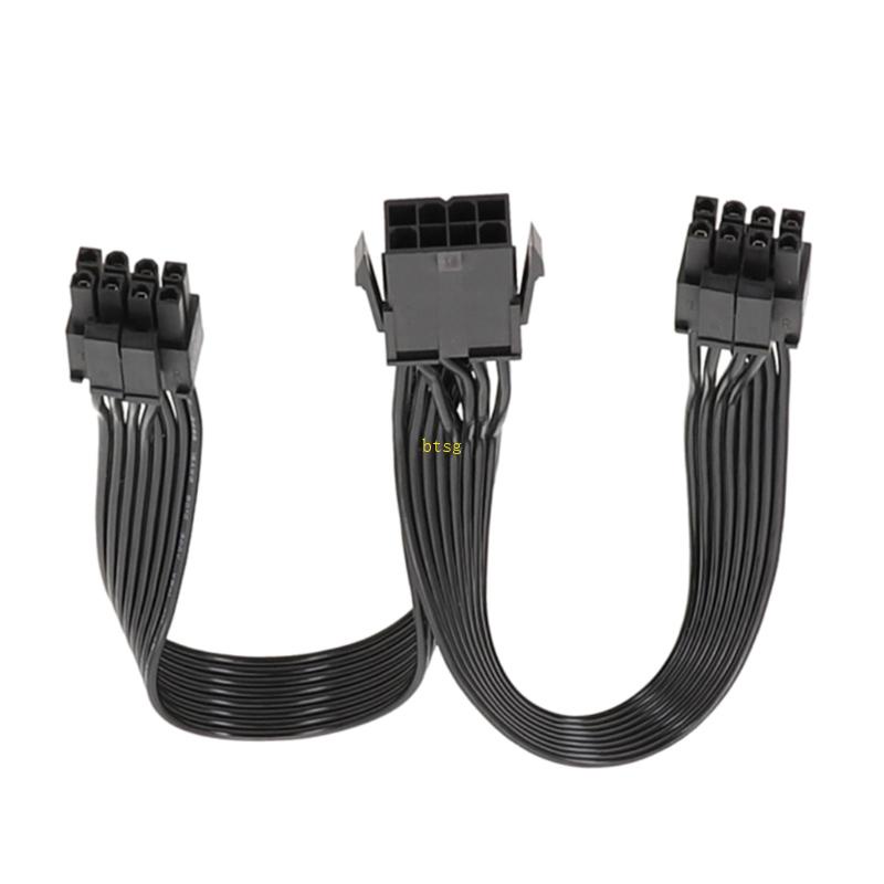 Bt เมนบอร์ดคอมพิวเตอร์ CPU 8Pin 1 In 2 Splitter 1 Female To 2 Male CPU 8Pins อะแดปเตอร์สายเคเบิ้ล