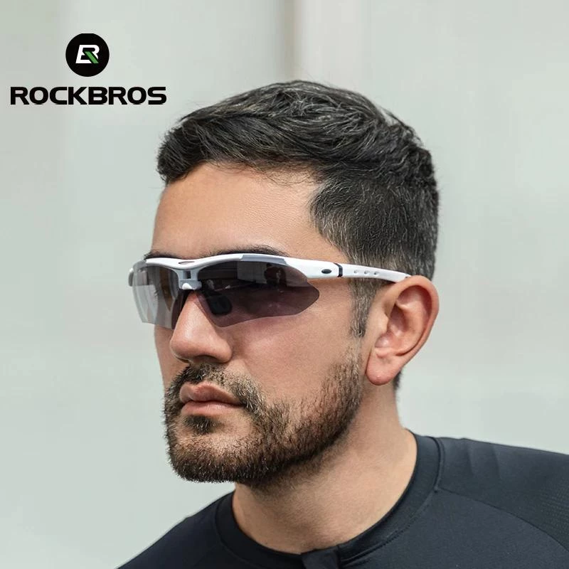 Rockbros แว่นตากันแดด เลนส์โพลาไรซ์ 5 เลนส์ สําหรับขี่จักรยาน MTB PC