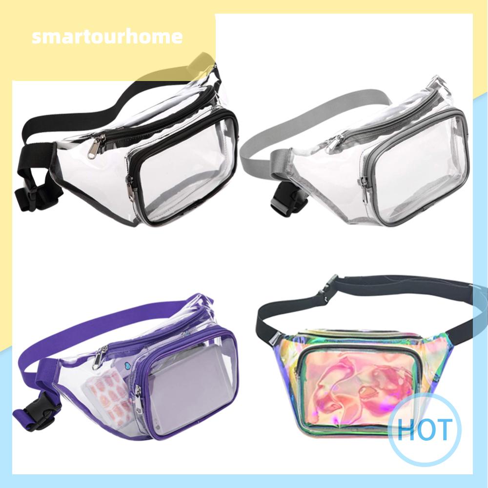 [smartourhome.th] กระเป๋าคาดอก PVC แบบใส ขนาดเล็ก กันน้ํา เหมาะกับของขวัญ แฟชั่นสําหรับทุกเพศ