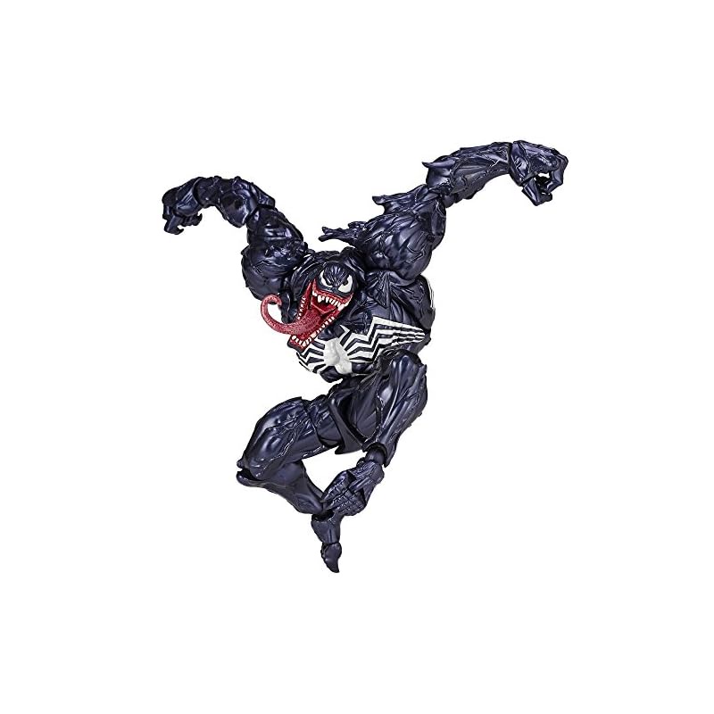 figure complex AMAZING YAMAGUCHI VENOM Venom Painted 175mm ABS&PVC action figure Revoltech