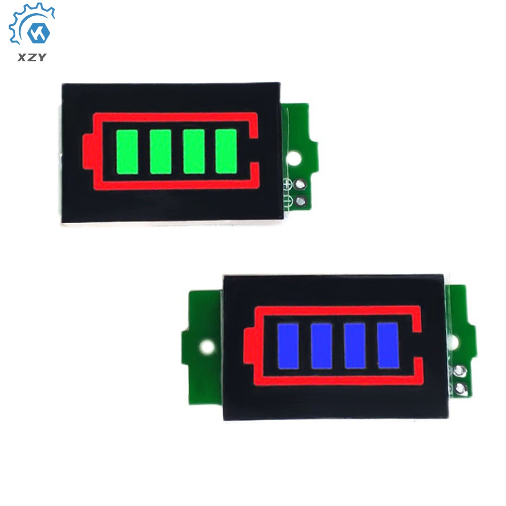 บอร์ดโมดูลเกจแบตเตอรี่ลิเธียม LED 3-34V 1S 2S 3S 4S 6S 7S 8S