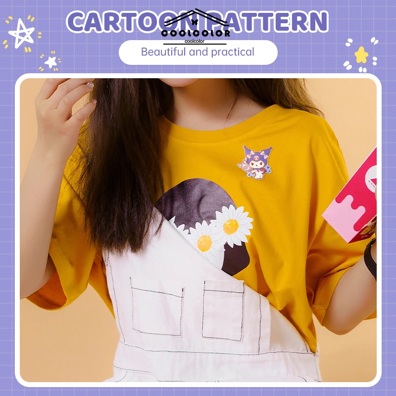 ในไทย SANRIOเข็มกลัดอะคริลิคลายการ์ตูนอนิเมะและSpongeBobนักเรียนสําหรับตกแต่งกระเป๋าเป้สะพายหลัง.COD