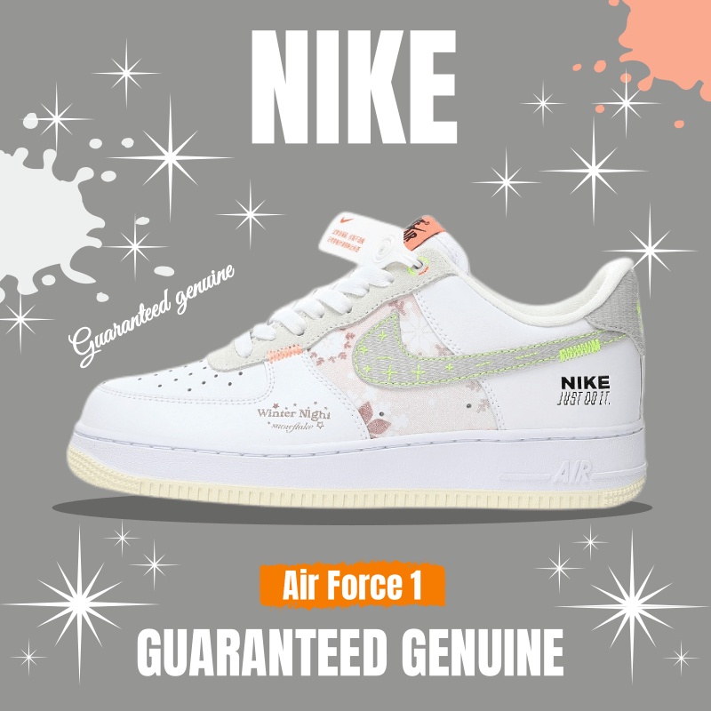 （จัดส่งฟรี）Nike Air Force 1 '07 Low"Just Do It" FB1853-111 รองเท้าผ้าใบ รองเท้า nike