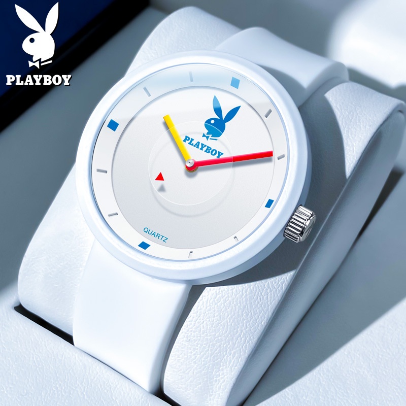 [พร้อมส่ง] Playboy 3059 นาฬิกาข้อมือควอทซ์ แฟชั่นย้อนยุค เข้ากับทุกการแต่งกาย สําหรับผู้หญิง (ฟรีกล่องนาฬิกาสวยหรู)