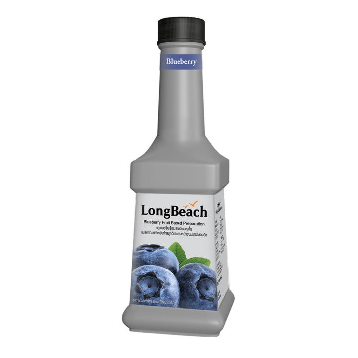 LongBeach Blueberry Puree ลองบีชเพียวเร่บลูเบอร์รี่ 900 ml.