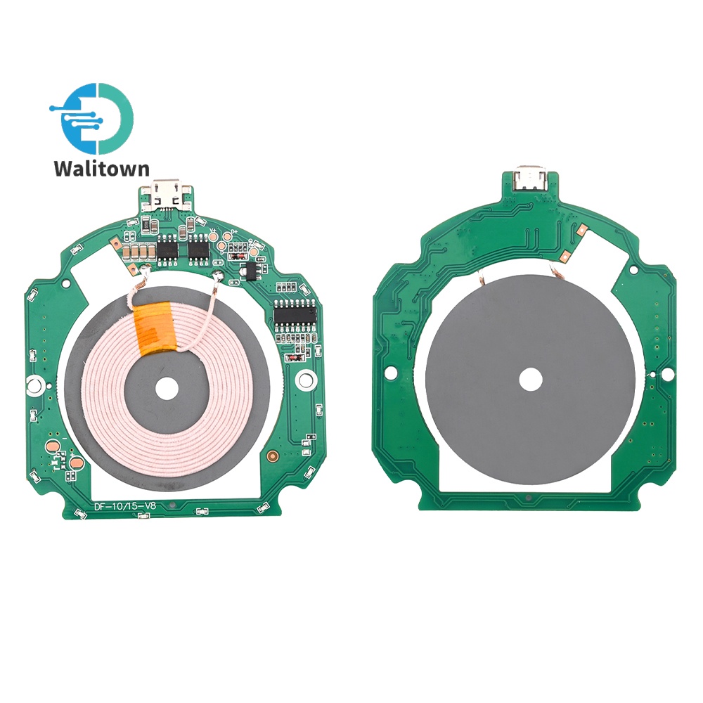 โมดูลรับส่งสัญญาณเครื่องชาร์จไร้สายกําลังสูง 10/15W 5V9V12V