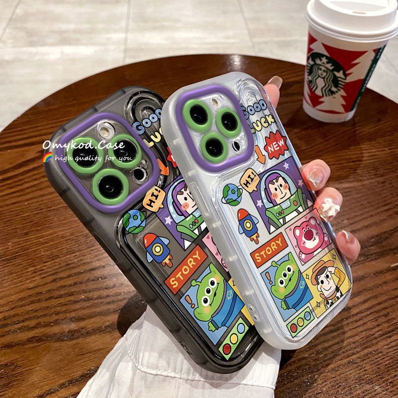 เคสโทรศัพท์มือถือ ซิลิโคนนุ่ม ใส กันกระแทก ลายการ์ตูน สร้างสรรค์ สําหรับ iPhone 15 XR 14 13 11 12 Pro Max 8 7 6 6s Plus SE 2020 XS Max