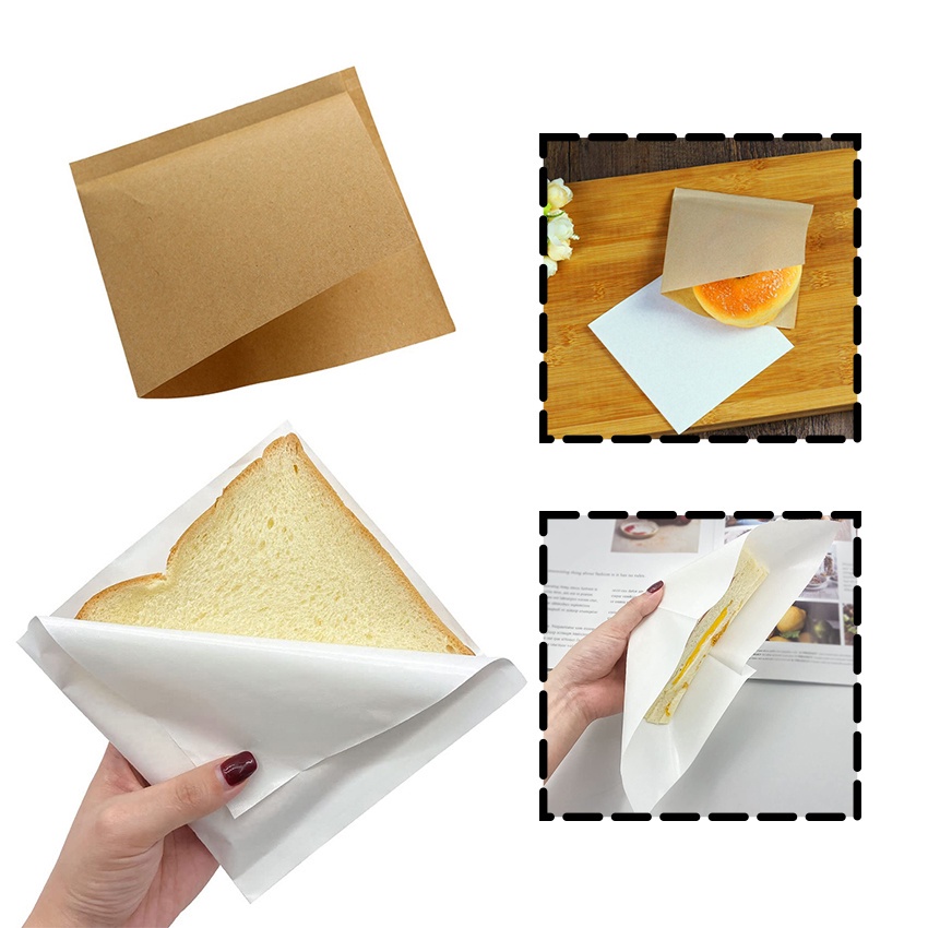 ถุงกระดาษคราฟท์ถุงกระดาษใส่ของทอด เคลือบกันน้ำกันน้ำมัน        
