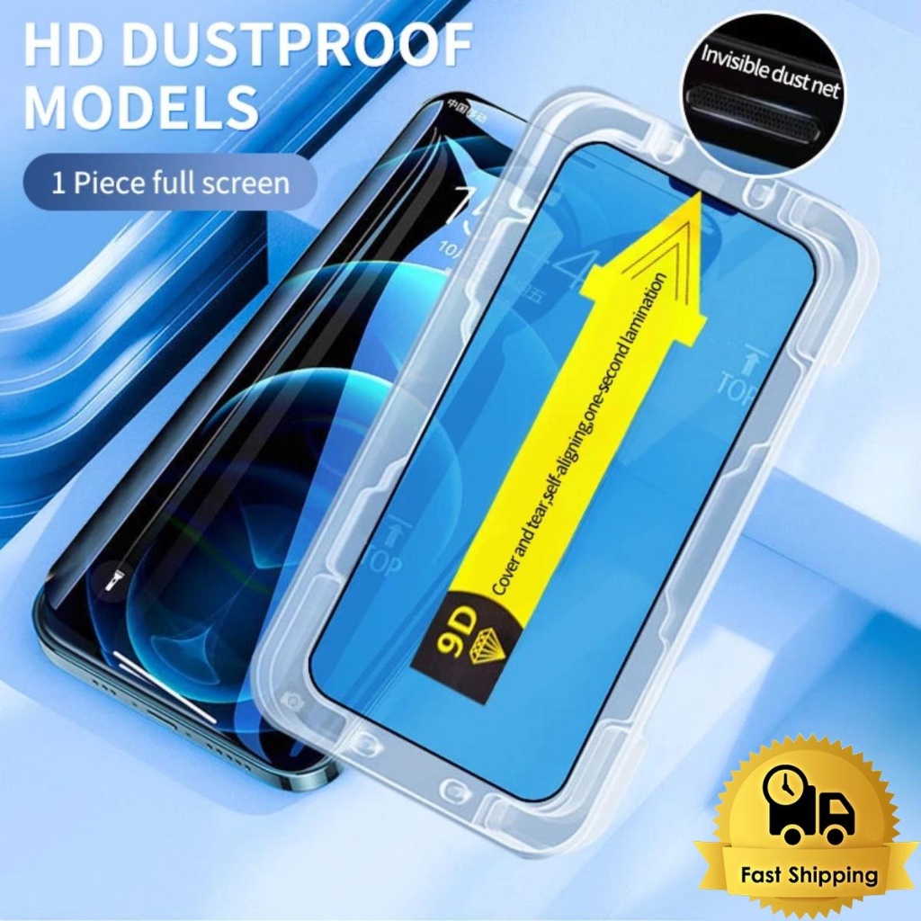 ใหม่ เคส 9D สําหรับ iPhone ฟิล์มกระจก แบบเต็มจอ! 15 pro max / 11/12/13/14/7 plus / xr / 15pro / 15 plus-11 pro max / xs / 7/8/6 plus