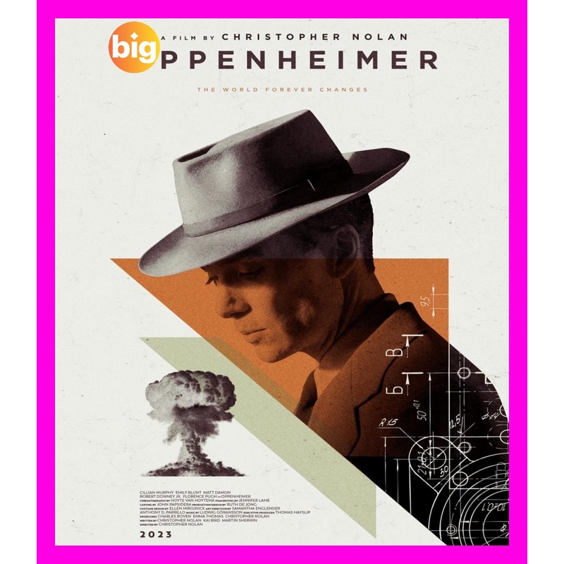 Bluray เสียงไทยมาสเตอร์ Oppenheimer (2023) ออพเพนไฮเมอร์ หนังบลูเรย์ หนังใหม่