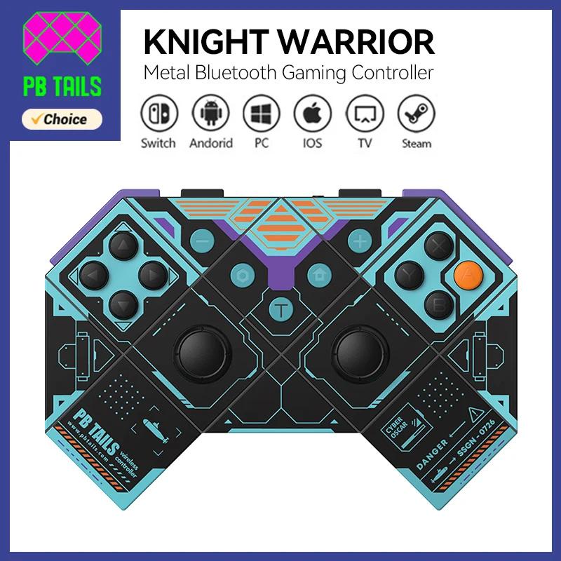 Pb TAILS จอยเกมบลูทูธ กรอบโลหะ สําหรับ switch PC Steam IOS Android Game console controller PBTAILS KNIGHT WARRIOR