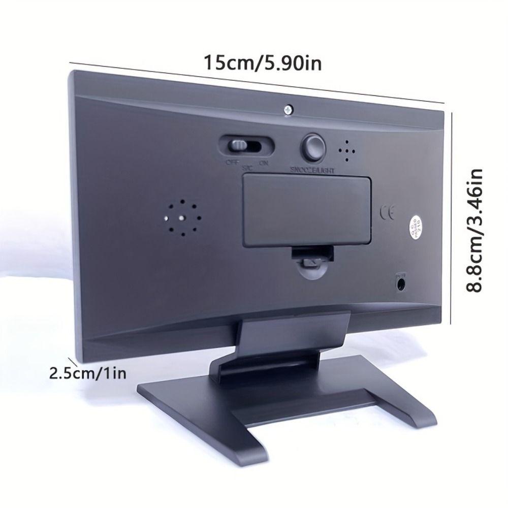 SWEE เครื่องวัดอุณหภูมิจอแสดงผล LCD LED รูปที่ 2