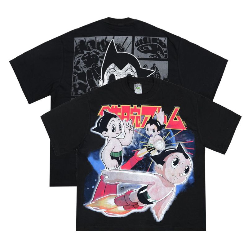 พิมพ์ลาย เสื้อยืด ลายการ์ตูน ASTRO BOY ขนาดใหญ่