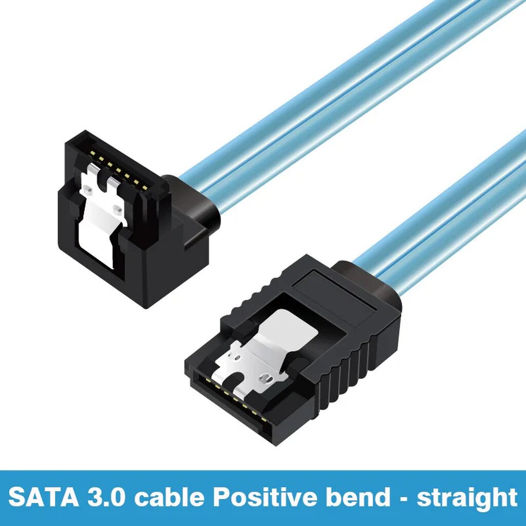 🛵มีส่งด่วน💨 NAVA IT สาย SATA3 40CM คละสี สายงอ V.2023 รองรับ SATA3 ประกัน 1ปี