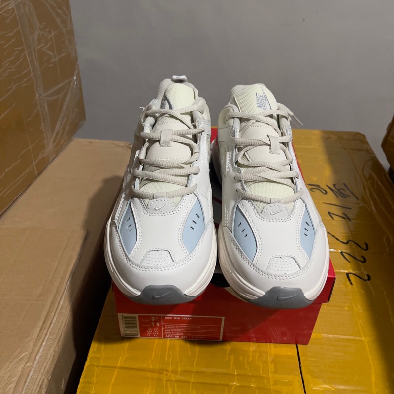 Nike M2K Tekno `ครีมส้ม' (ชายและหญิง) รองเท้า Hot sales