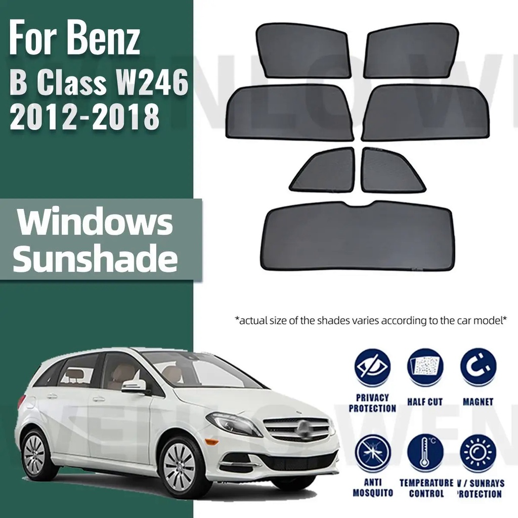 สําหรับ Mercedes Benz B Class W246 2012-2018 รถบังแดด Shield ด ้ านหน ้ าม ่ านกระจกหน ้ าต ่ าง UV Protection Sun Shade Visor